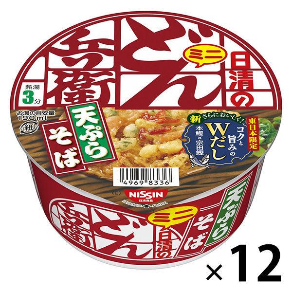 LOHACO - 日清食品 日清のどん兵衛 天ぷらそばミニ 46g（東日本