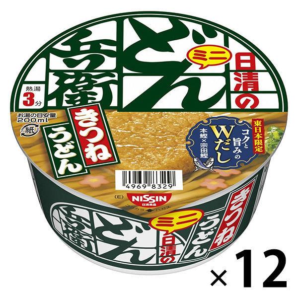 日清食品 日清のどん兵衛 きつねうどんミニ（東日本版） 12個