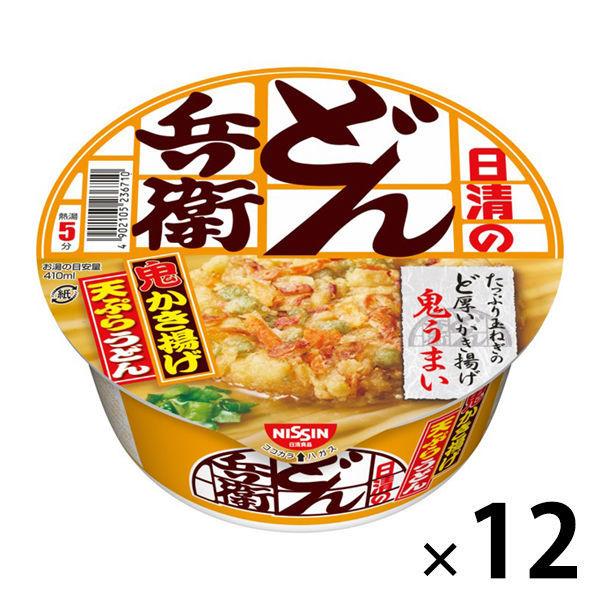 カップ麺　日清のどん兵衛　かき揚げ天ぷらうどん　97g　1セット（12食入）　日清食品