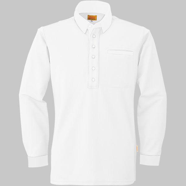 ビッグボーン商事 Smart Work Wear Sw525 メンズ レディース長袖ポロシャツ ホワイト L 取寄品