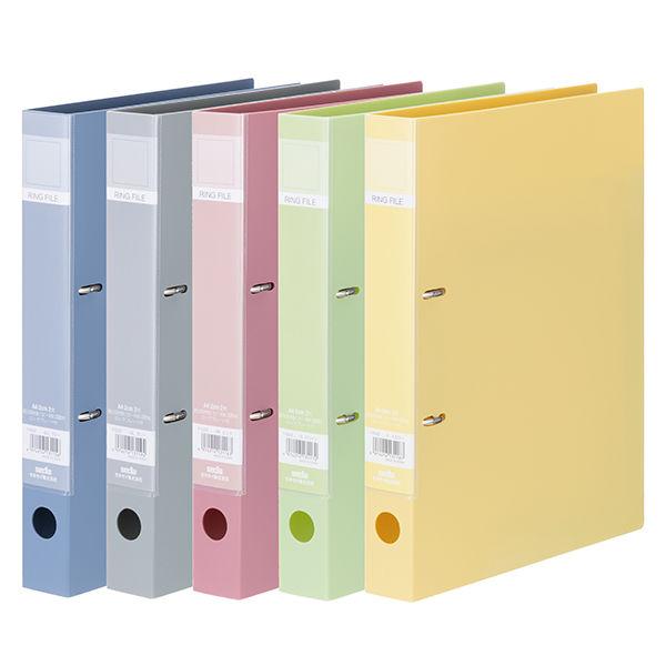 セキセイ ロックリングファイル D型2穴 タテ 冊 背幅37mm F 522 Ap おしゃれ 5色アソート