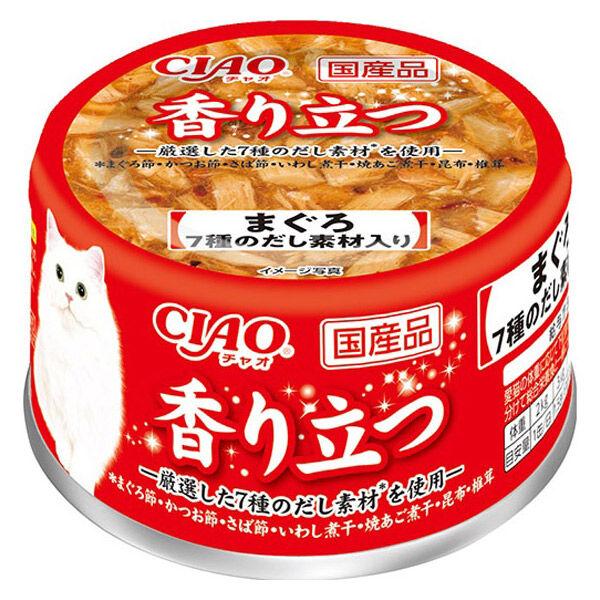 LOHACO - いなば CIAO 香り立つ まぐろ 7種のだし素材入り 国産 80g 6