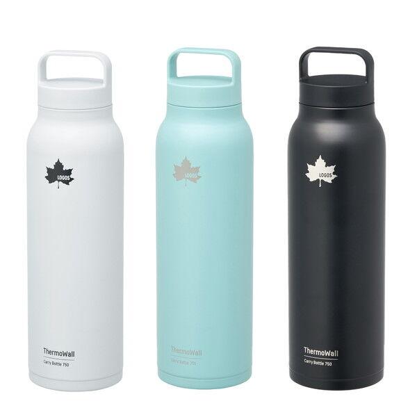 LOHACO - ThermoWall 真空断熱 キャリーボトル 750（ブラック 750ml