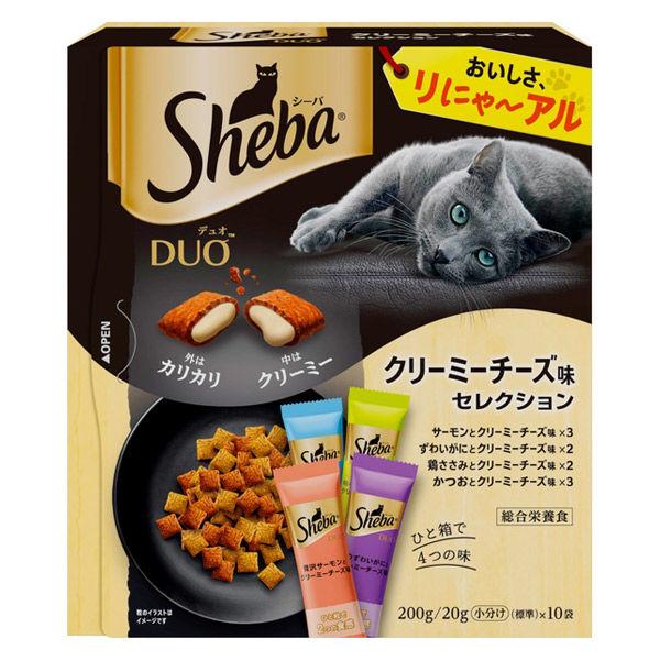 舗 シーバ デュオ クリーミーチーズ味セレクション 0g 2個 キャットフード 猫 ドライ Restaurantdelahauteville Fr