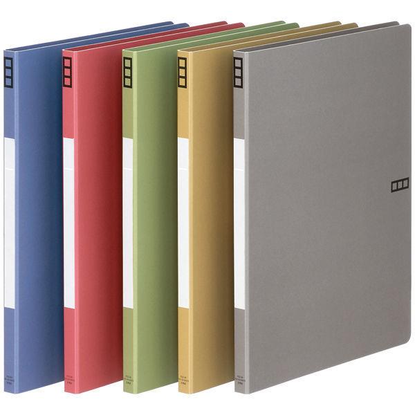 LOHACO - アスクル Z式パンチレスファイル A4タテ 背幅15mm 5色セット