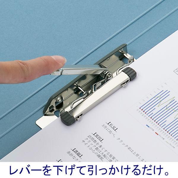 LOHACO - アスクル Z式パンチレスファイル A4タテ 背幅15mm 5色セット