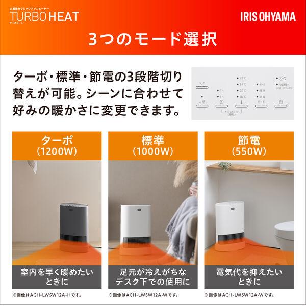 LOHACO - アイリスオーヤマ 大風量セラミックファンヒーター 暖房 首
