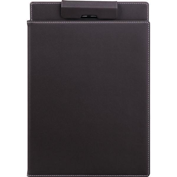 LOHACO - アスクル バインダー 合皮製クリップファイル A4縦 二つ折り