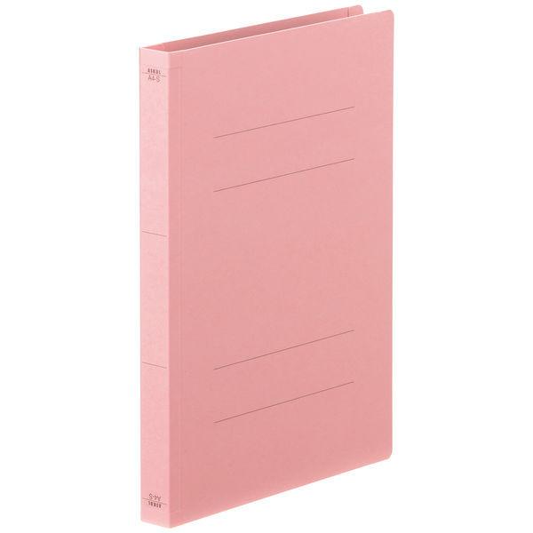 背と表紙を補強したフラットファイル厚とじ250 A4タテ 10冊 ピンク アスクル オリジナル