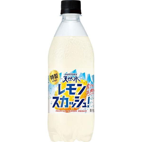 LOHACO - サントリー天然水 特製レモンスカッシュ 500ml 1箱（24本入）