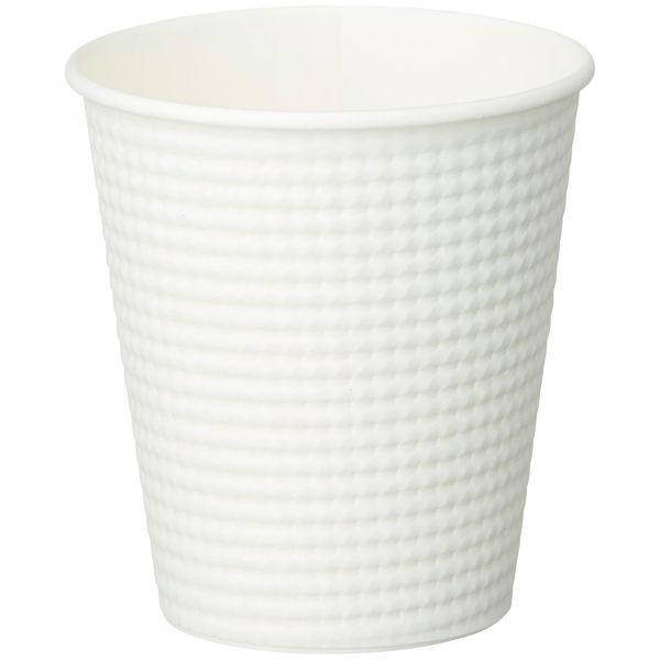 エンボスカップ ホワイト 210ml（7オンス） 1袋（50個入）サンナップ 紙コップ