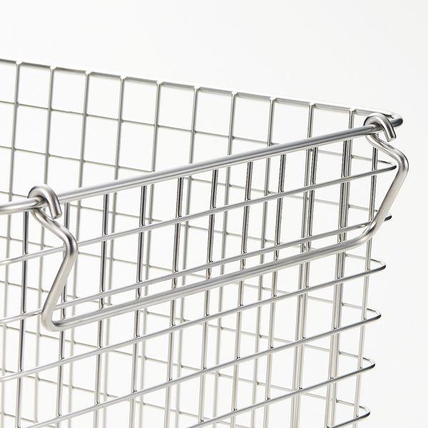 無印良品 ステンレスワイヤーバスケット4 約幅37&times;奥行26&times;高さ18cm 1セット（2個） 良品計画