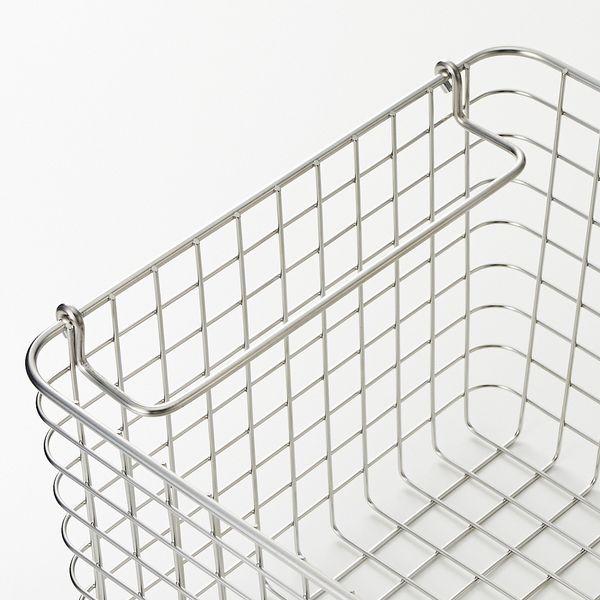 無印良品 ステンレスワイヤーバスケット4 約幅37&times;奥行26&times;高さ18cm 1セット（2個） 良品計画