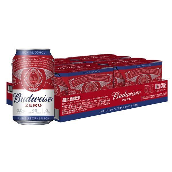 LOHACO - ノンアルコールビール ビールテイスト飲料 バドワイザーゼロ