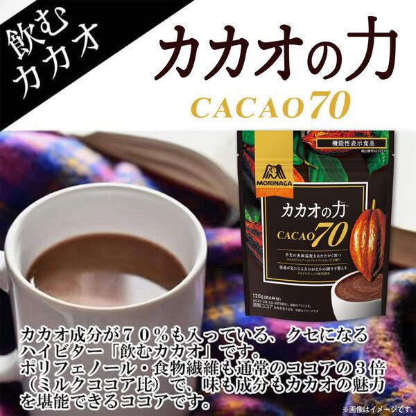 LOHACO - （機能性表示食品）森永製菓 カカオの力＜CACAO70＞1袋（120g）