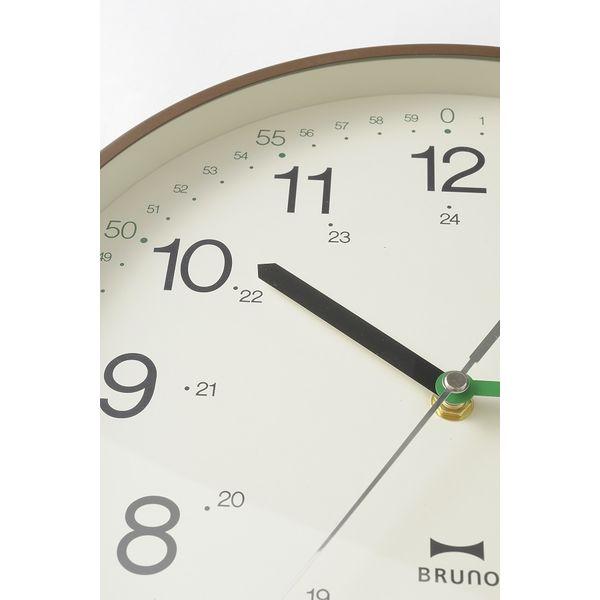 BRUNO（ブルーノ）掛け時計 イージータイムクロック ブラウン BCW020-BR 1個