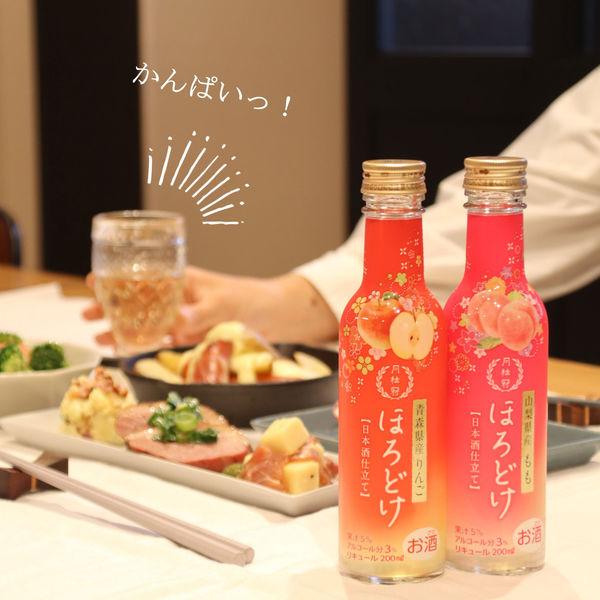 LOHACO - 【ワゴンセール】月桂冠 日本酒仕立て ほろどけ もも 200ml