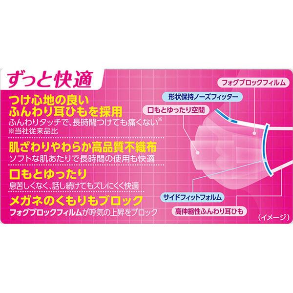LOHACO - 三次元マスク 小さめ Sサイズ ピンク プリーツ 不織布 日本製