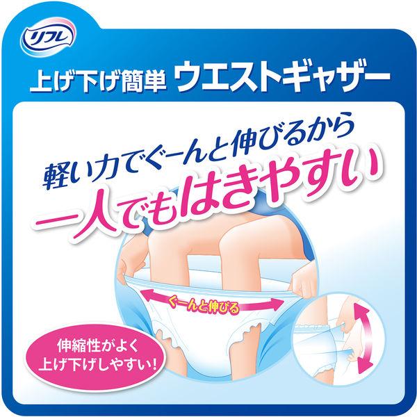 リフレ はくパンツうす型長時間安心お得用パック 大人用紙おむつ うす型パンツ Sサイズ 1セット（68枚:34枚入&times;2個） リブドゥコーポレーション