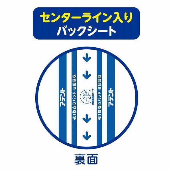 LOHACO - アテント 大人用おむつ 夜1枚安心パッドテープ用パッド 大