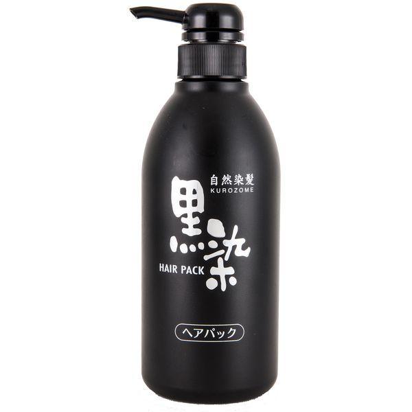 黒染ヘアパック ポンプ 500ml 1個 黒ばら本舗