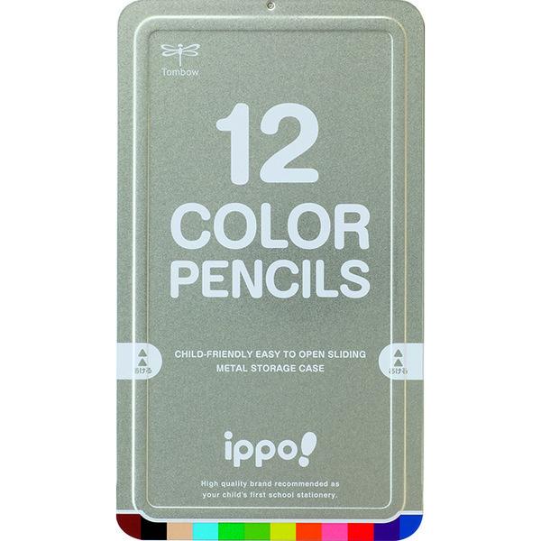LOHACO - 色えんぴつ スライド缶入 ippo（イッポ） 12色 プレーンM