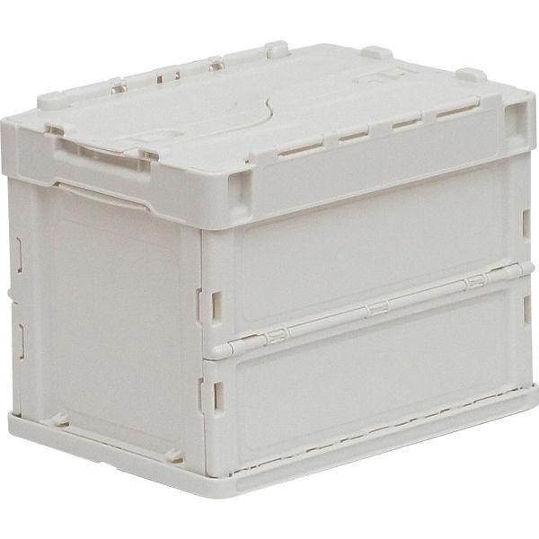 LOHACO - 【折りたたみコンテナ】 エコン カラーオリコンふた一体型20L