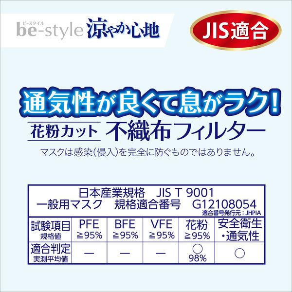 LOHACO - ビースタイル 涼やか心地 プリーツマスク 夏マスク 息し