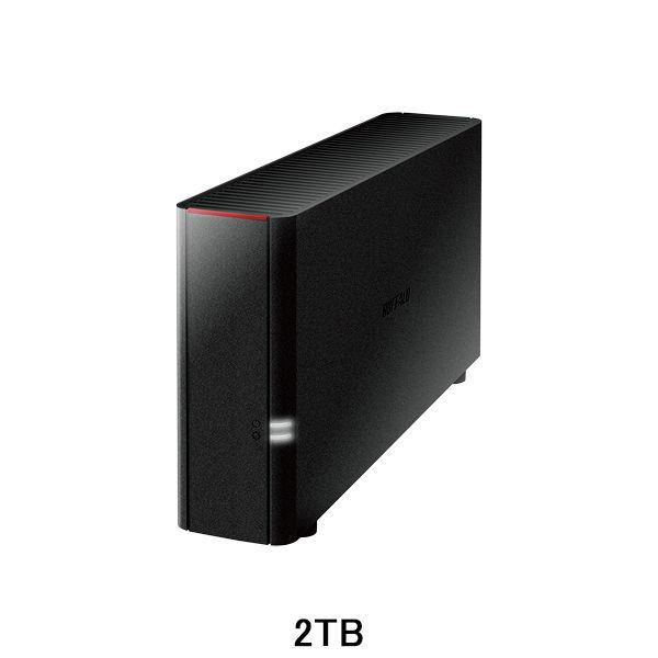 バッファロー ネットワーク対応HDD（NAS） 2TB スタンダードモデル 1ドライブ LS210D0201G 1台