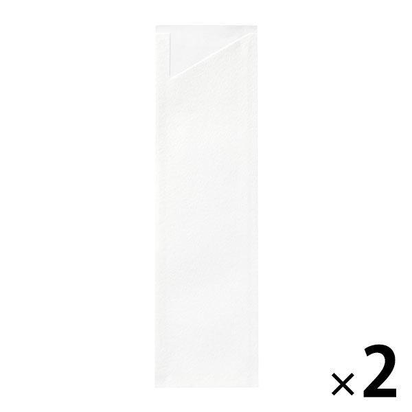 割り箸用袋 白無地 2袋（500枚入×2）