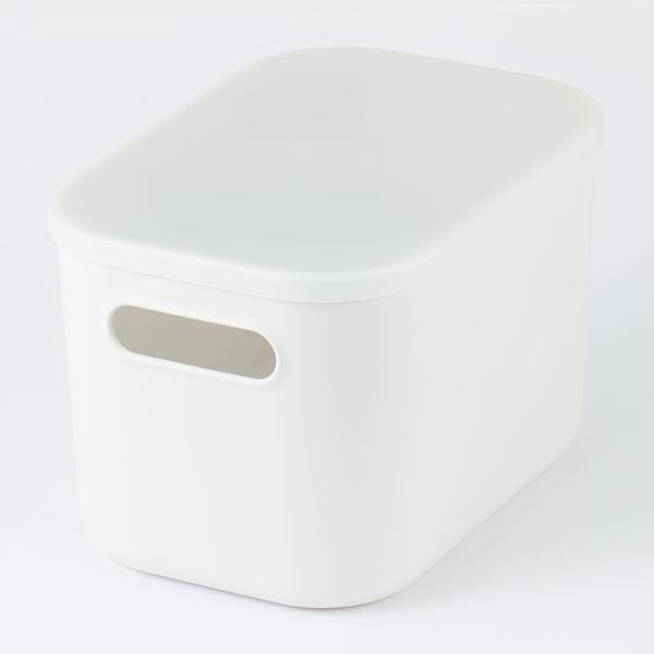 LOHACO - 無印良品 収納 やわらかポリエチレンケース ハーフ 中 約幅18