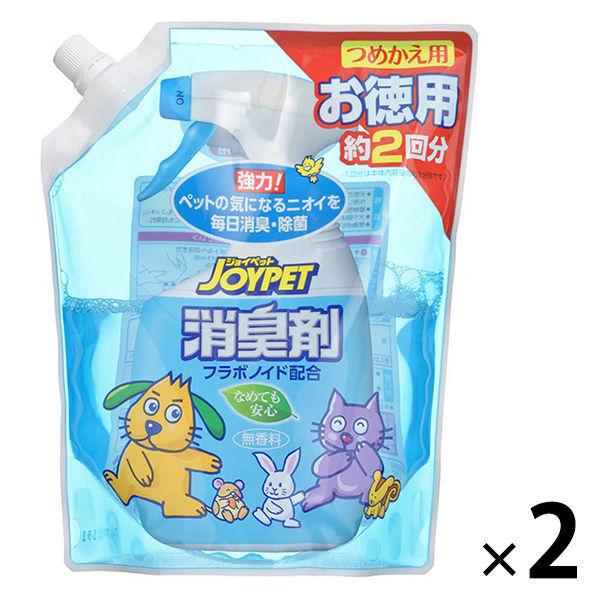 液体消臭剤 ジョイペット ペット用 ジャンボパック お徳用 詰め替え 650ml 2個