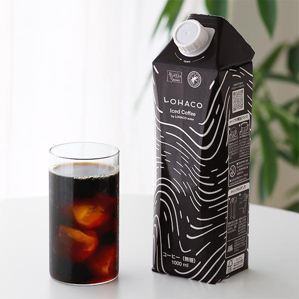 LOHACO - 【紙パック】Iced Coffee(アイスコーヒー) 無糖 1L by LOHACO