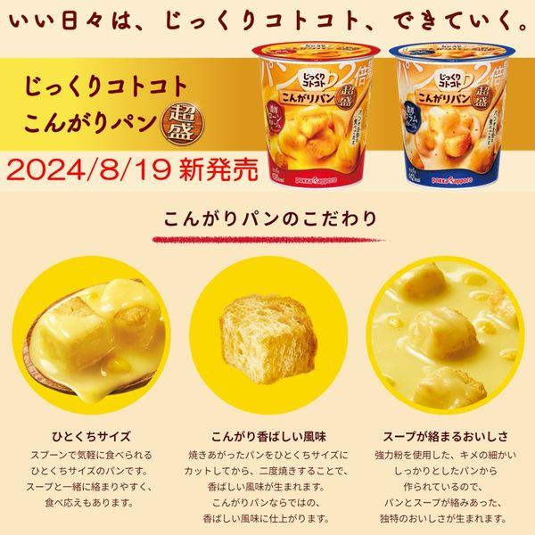 じっくりコトコトこんがりパン超盛カップスープ1セット(6食:2種×各 じっくりコトコトこんがりパン超盛カップスープ1セット(6食:2種×各