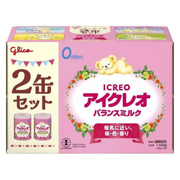 LOHACO - （0ヶ月から）アイクレオ バランスミルク 2缶セット 4箱