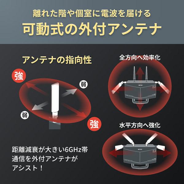 パソコン周辺機器・アクセサリ バッファロー Wi-Fi7 無線ルーター LAN 