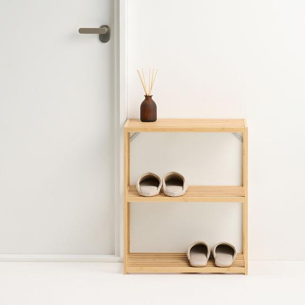 LOHACO - 無印良品 竹材 フリーラック3段 約幅50×奥行26×高さ60cm 良品計画