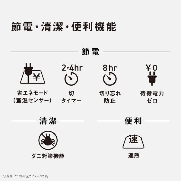 LOHACO - 【アウトレット】パナソニック 電気カーペット ヒーター単体