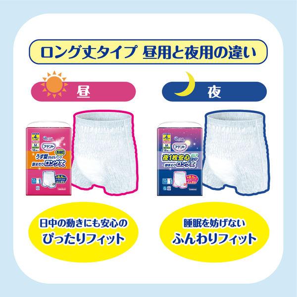 LOHACO - アテント うす型さらさら長時間パンツ 脚まわりロング丈 男女