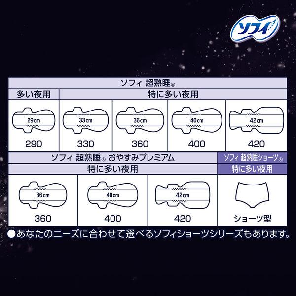 LOHACO - ナプキン ソフィ 特に多い夜用 羽つき 40cm 超熟睡 おやすみ
