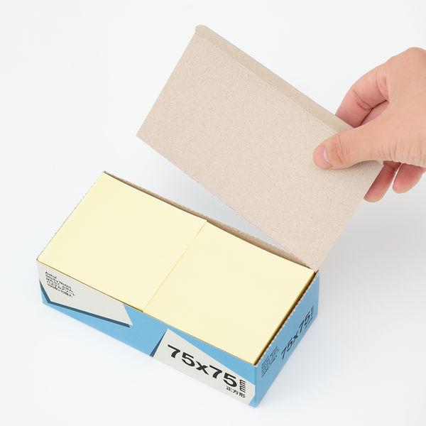 LOHACO - アスクル はたらく ふせん 付箋 75×75mm パステル5色アソート