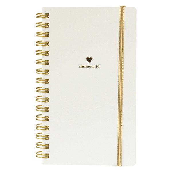 LOHACO - ラボクリップ ノート スリム 5ミリ方眼 カミーユ アイボリー