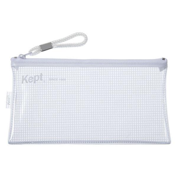 LOHACO - Kept クリアペンケース ホワイト 白 筆箱 KPF603W レイメイ藤井