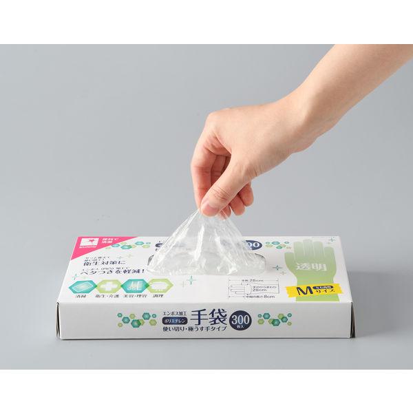 LOHACO - ポリエチレン手袋 1箱（300枚入） Mサイズ 左右兼用 Bitoway