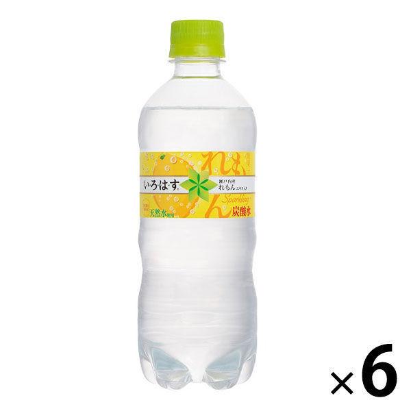 LOHACO - 【ワゴンセール】コカ・コーラ いろはすスパークリングれもん