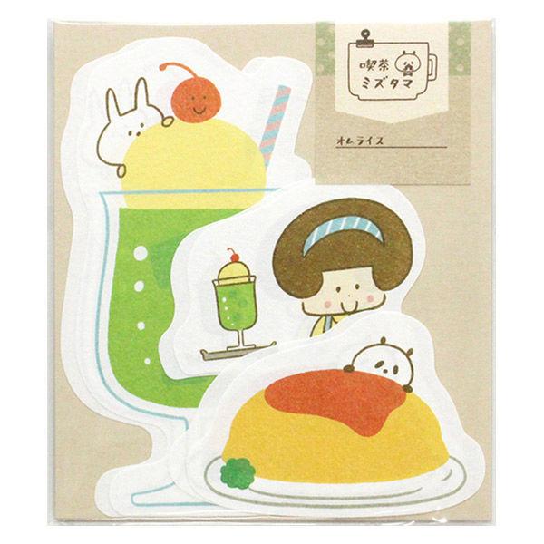 mizutama  喫茶ミズタマ　ダイカットミニレターセット  ナポリタン mizutama ダイカットレターセット | パピアプラッツBASE店