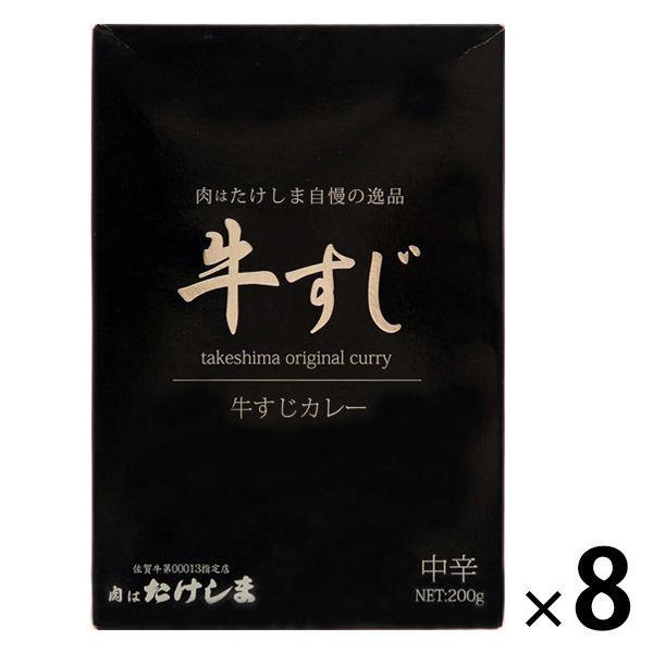 北野エース〈肉はたけしま〉 牛すじカレー（旨辛）200g  1セット（8個）