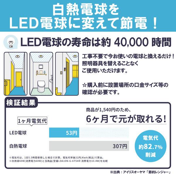 アイリスオーヤマ LED電球　高演色タイプ E26 40W形相当 電球色  LDA7LーGー4T5HR