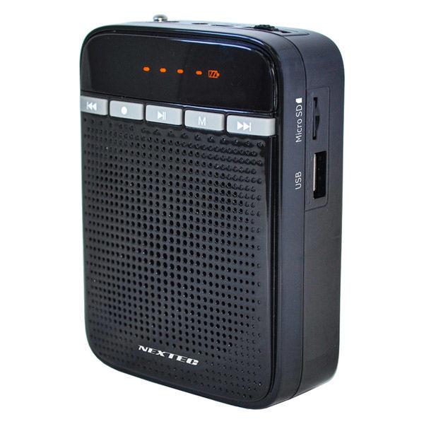 F.R.C ポータブル拡声器 NX-BV10 ハンズフリー/USB充電/リチウム電池内蔵/FMラジオ搭載/MP3再生