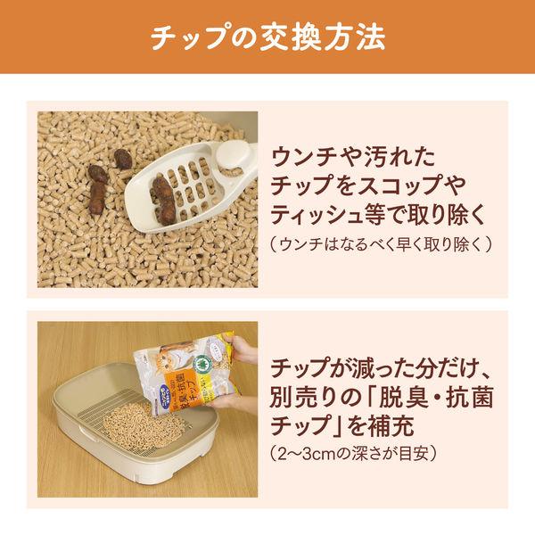 LOHACO - ニャンとも清潔トイレ チップ 猫砂 脱臭・抗菌チップ 小さめ